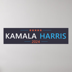 Poster Kamala Harris 2024 para o Presidente