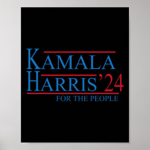 Poster Kamala Harris 24 Para A Eleição Pessoas 2024