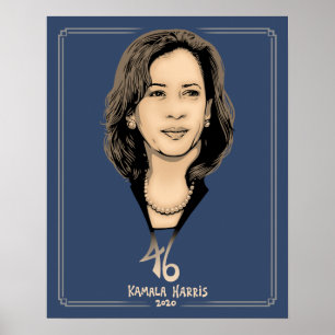 Póster Kamala Harris 46