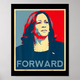 Poster Kamala Harris Avançar 2024 Eleição Presidencial P