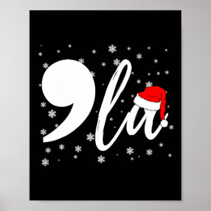 Poster Kamala Harris engraçada 2024 Vírgula La Natal Para
