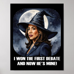 Poster Kamala Harris Engraçado Debate Eleição 2024