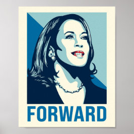 POSTER KAMALA HARRIS FORWARD