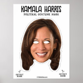 Poster KAMALA HARRIS Halloween Mask