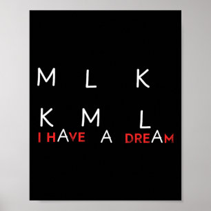 Poster Kamala Harris Mlk Kml Eu Tenho Um Sonho Pres Eleiç