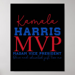 Poster Kamala Harris Mvp Senhora Vice-Presidente Black An