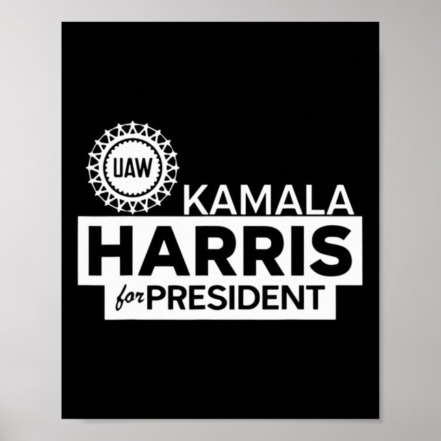 Poster Kamala Harris Para O Presidente 2024 (Frente)