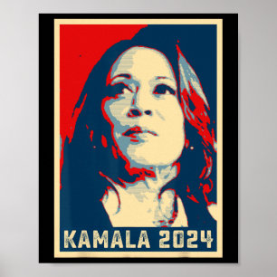 Poster Kamala Harris Para Presidente 2024 Senhora Vice-Pr