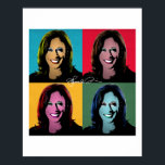 Poster KAMALA HARRIS Pop Art<br><div class="desc">PolitiClothes.com - O Roupa político mais moderno online,  eleições únicas e artes políticas,  incluindo: T-shirts políticas,  adesivos políticos,  botões políticos,  pernos políticos,  cartões políticos,  canções políticas,  canecas políticas,  Posters políticos,  sinais políticos e muito mais!. COMPRA ONLINE: http://www.Politiclothes.com No Facebook: http://www.facebook.com/politiclothes No Twitter: http://www.twitter.com/politiclothes No Instagram: http://www.instagram.com/politiclothes</div>