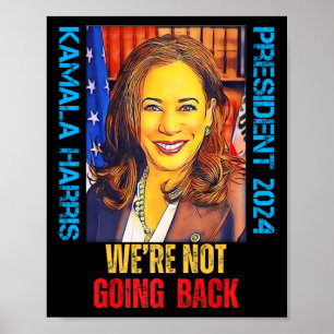 Poster Kamala Harris Pop Art Presidente 2024 Não somos Go