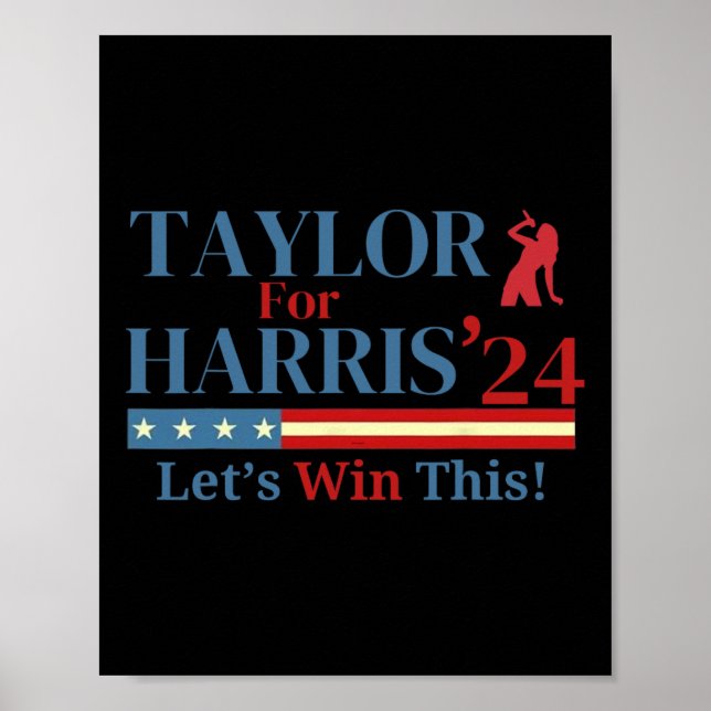 Poster Kamala Harris Primeiro Presidente da Mulher 2024 (Frente)