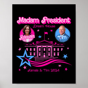 Poster Kamala Harris Senhora Presidente Casa Branca