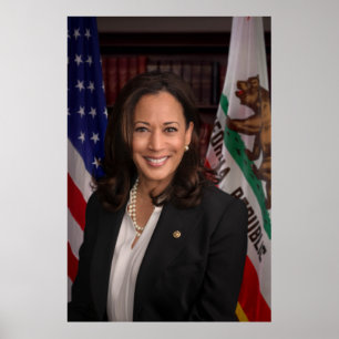 Poster Kamala Harris Vice-Presidente dos EUA, Biden 2024