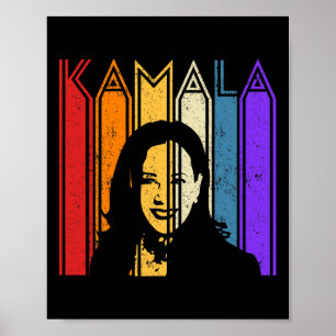 Poster Kamala Harris Vintage desapontou retrato Harris 2