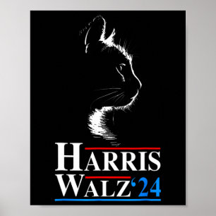Poster Kamala Harris Wheimer 2024 Cat Funny Vp Vice Presi