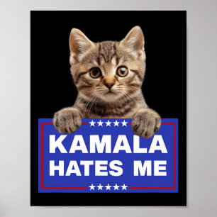 Poster Kamala Me Odeia Pro-trump 2024 Conservador Patriot