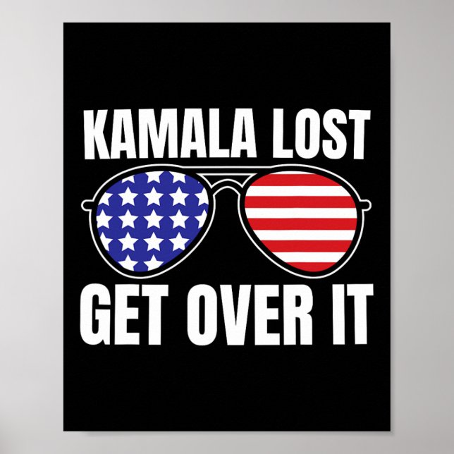Poster Kamala Perdeu A Sua Engraçada Vitória Eleitoral (Frente)
