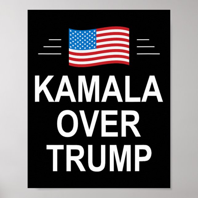 Poster Kamala Sobre Trump Pro-trump 2024 (Frente)