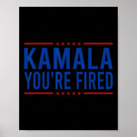 Kamala Você está demitido 2024 Engraçado Donald Tr