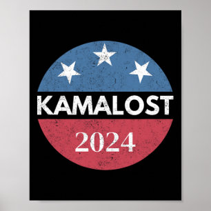 Poster Kamalost Kamala Perdeu Eleição 2024 Trump Venceu 4