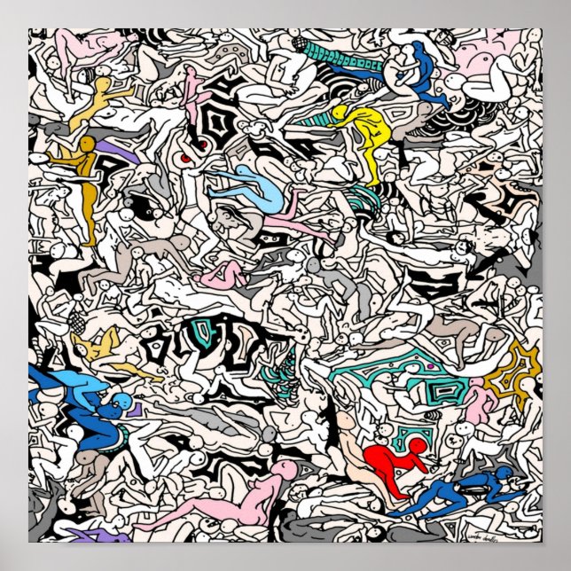 Poster Kamasutra LOVE Doodle (Frente)