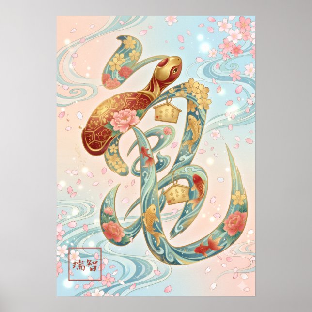 Poster Kame: Longevity & Wisdom Art260050246 (Frente)