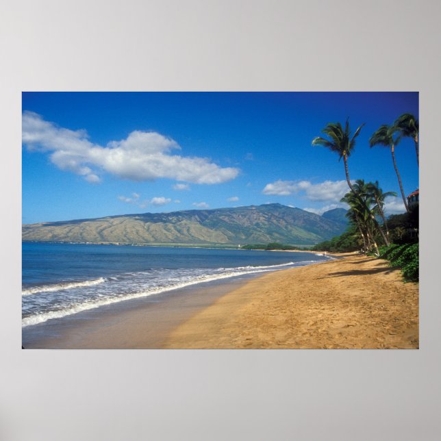 Póster Kamole Beach Kihei Maui Hawaii (Frente)