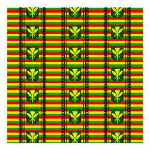 Póster Kanakan tribal Maoli