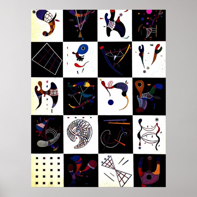 Poster Kandinsky - 4x5=20, (Frente)
