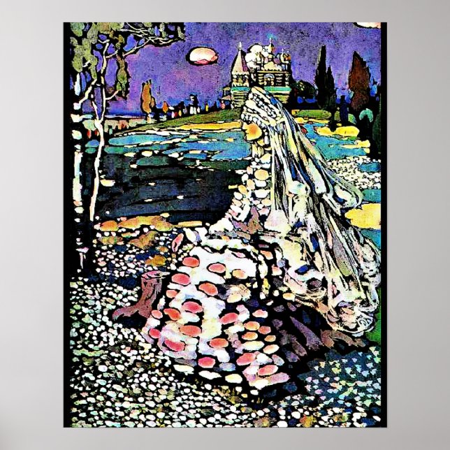 Poster Kandinsky - A Beleza Russa numa Paisagem (Frente)