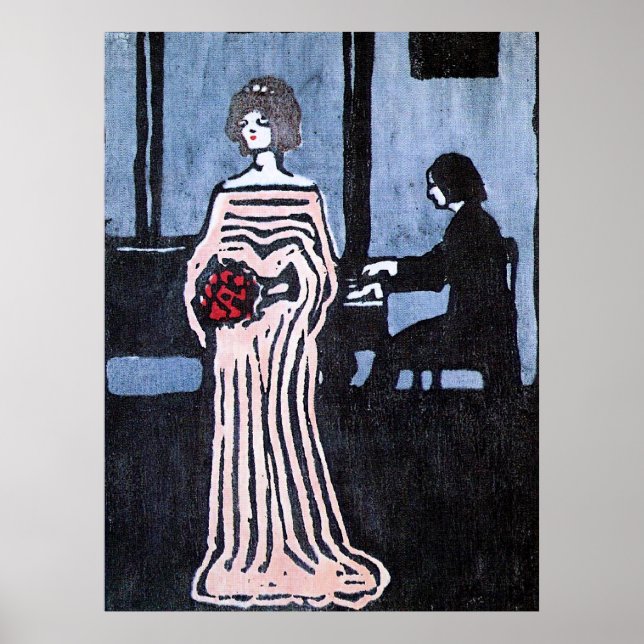 Poster Kandinsky - A Cantora (Frente)