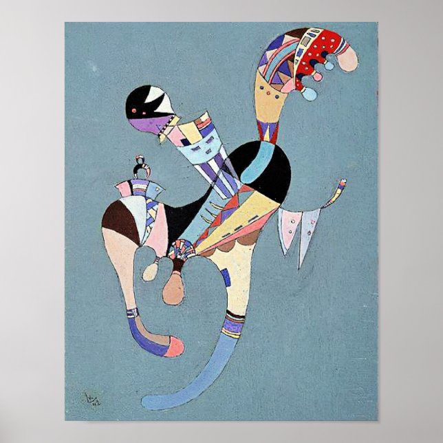 Poster Kandinsky - A Floating Figure (Frente)