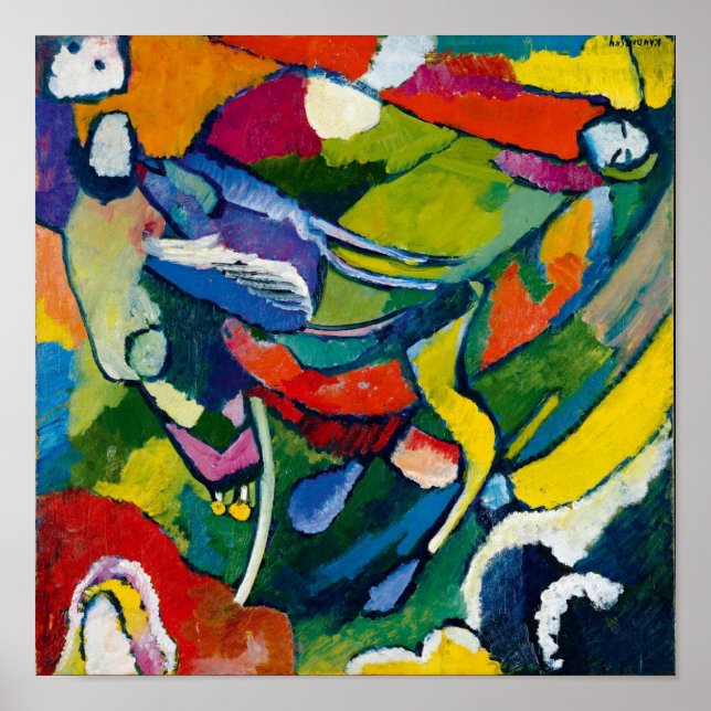 Poster Kandinsky Abstrato art (Frente)