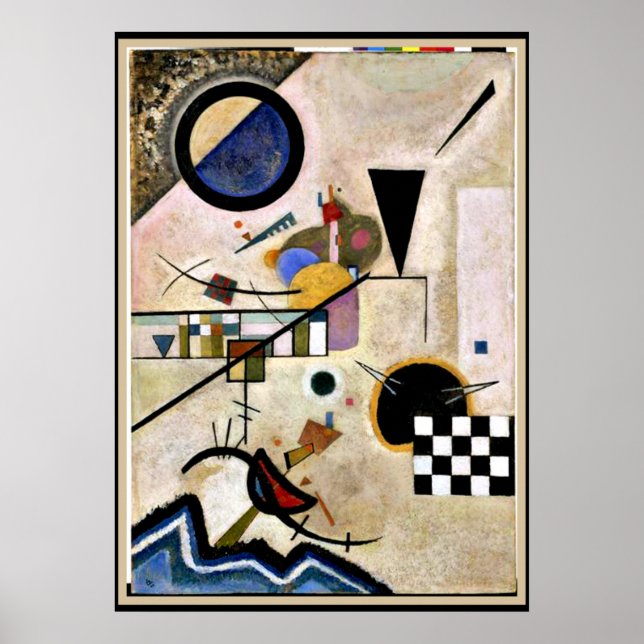 Poster Kandinsky - Acordos Opõem-se (Frente)
