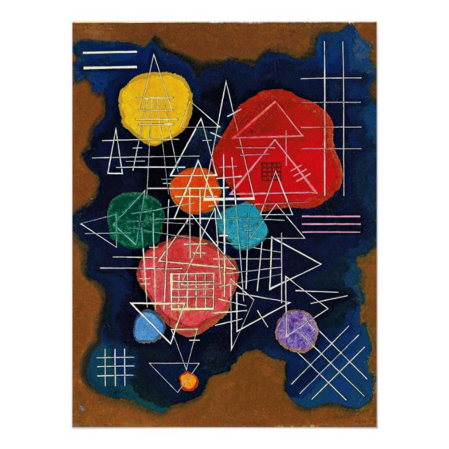 Póster Kandinsky - Brilho Véu (Frente)