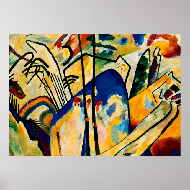Póster Kandinsky - Composição IV (Frente)