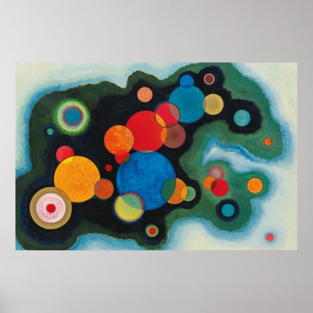 Poster Kandinsky Composition Deeped Impulse Painting Art (Frente)