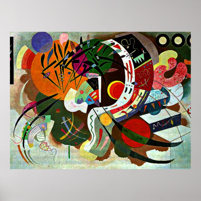 Poster Kandinsky - Curva Dominante (Frente)