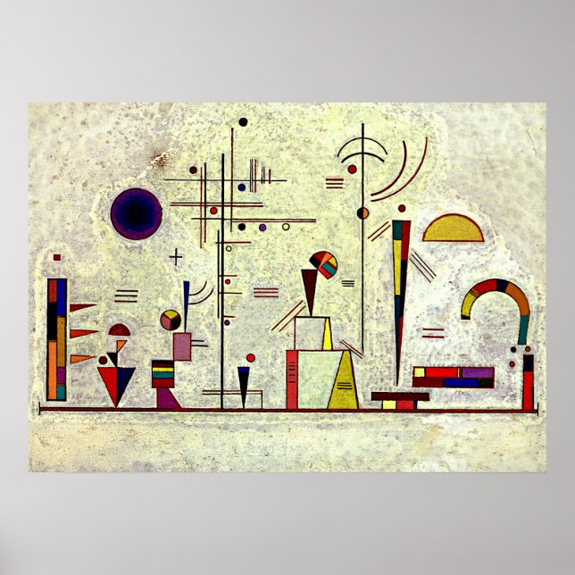 Póster Kandinsky - Divertido (Frente)