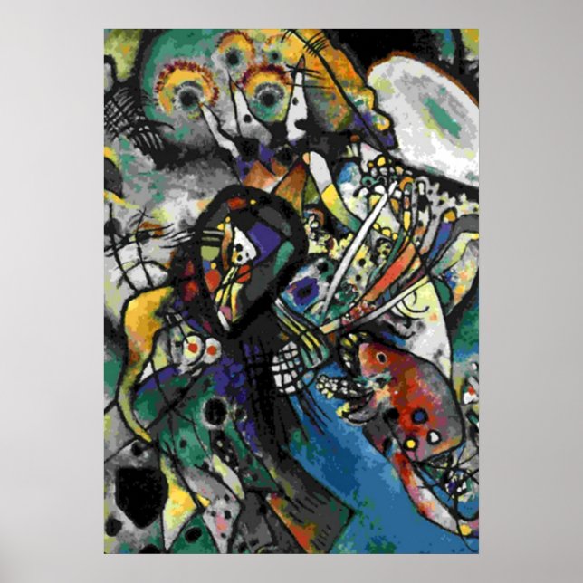 Poster Kandinsky - Dois Ovais (Frente)