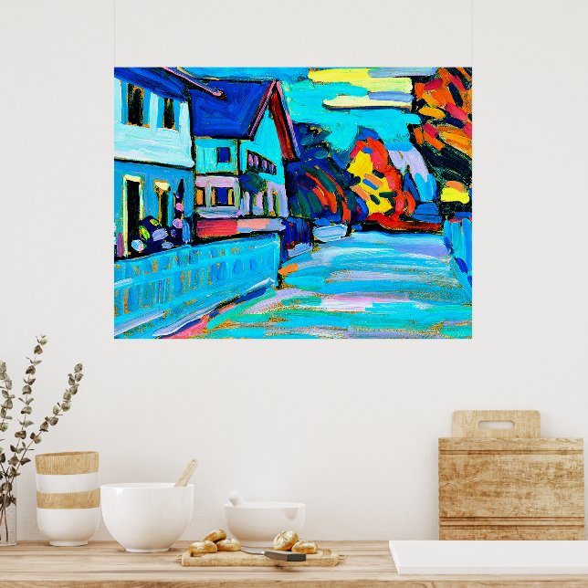 Poster Kandinsky - Duas Casas (Cozinha)