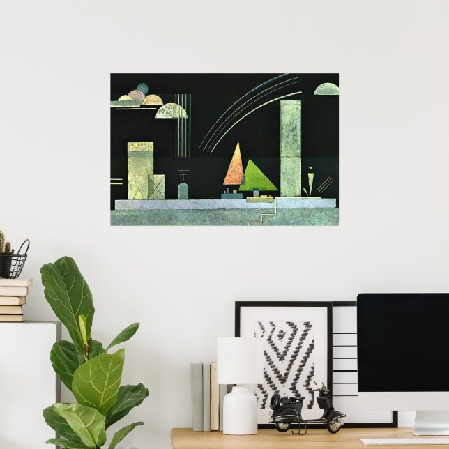 Poster Kandinsky - Em Repouso (Escritório em casa)