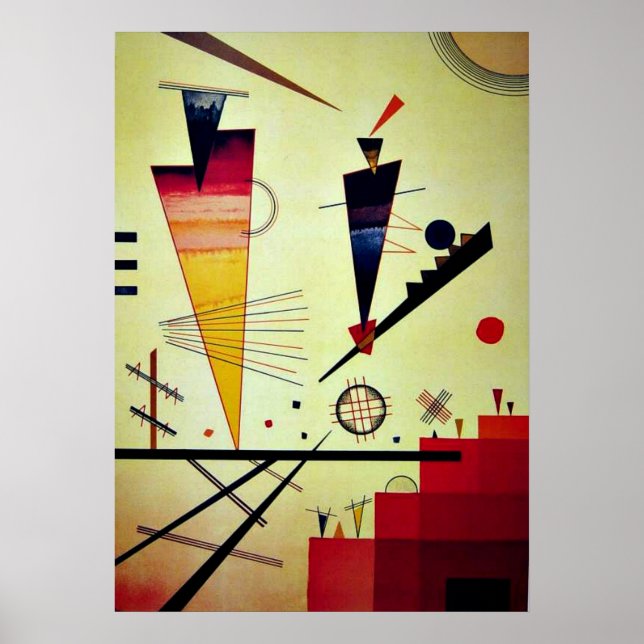 Poster Kandinsky - Estrutura de Feliz (Frente)
