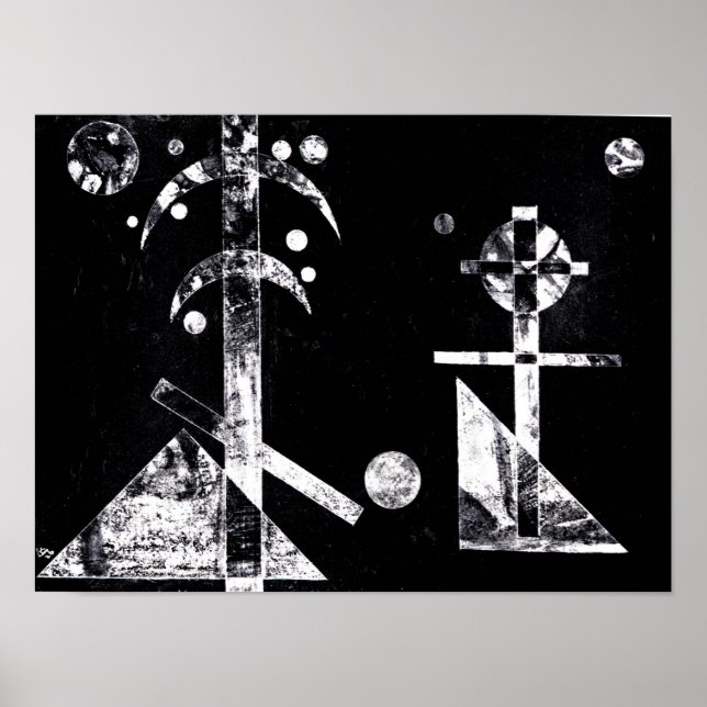 Poster Kandinsky - fur Nina zu Weihnachten (Frente)