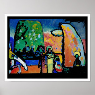 Poster Kandinsky, improvisação 2, Belas Artes