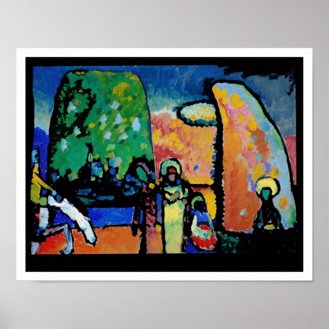 Poster Kandinsky, improvisação 2, Belas Artes (Frente)