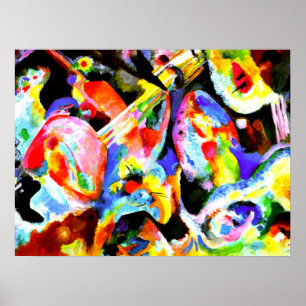 Poster Kandinsky - Improvisação da Enchente