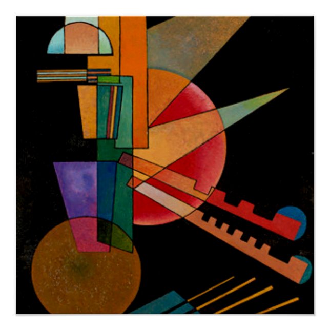 Póster Kandinsky - Interpretação Abstrata (Frente)