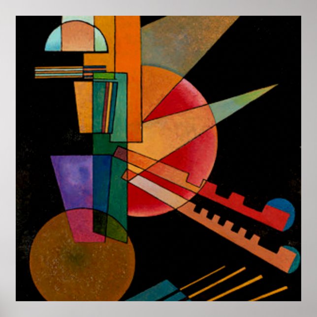 Poster Kandinsky - Interpretação Abstrata (Frente)