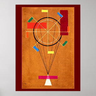 Poster Kandinsky - Jolly, pintura de abstrato,